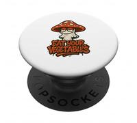 Mangez Vos légumes Cottagecore Aesthetic Streetstyle Champignon PopSockets PopGrip Adhésif