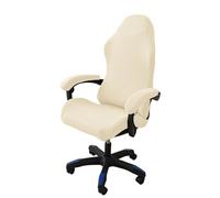 MANGGUO Ergonomique Housses de Chaise de Jeu Jacquard Extensible Housses de Chaise de Gaming Antidérapant Anti-poussière avec 2 Housses d'accoudoir avec Fermeture éclair -Bleu