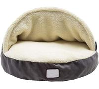 MANGGUO Niche de Luxe pour Chien, Niche Douillette et Chaude pour Animal Domestique, Sac de Couchage Amovible pour Chiot/Chaton/Lapin/Chat
