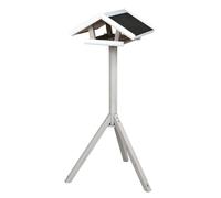 Mangiatoia natura con aste, 46×22×44cm/1.15m, grigio/bianco per uccelli Trixie