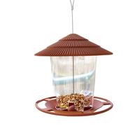 Mangiatoia per Colibrì - Station Debout,Station De Nourrissage Transparente Accrochable,pour Perroquets Calopsittes Branche d'arbre Balcon Jardin Patio Clôture