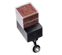 Mangiatoia per Pesci - Dispenser Automatico Di Pesce Ricaricabile, Dispenser Di Cibo A Batteria Regolabile, Forniture per Animali Domestici Ermetici Intelligenti Regolabili A 5 Velocità Con Timer per