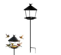 Mangiatoia uccellii- 100 Cm X 25 Cm Stazione Di Alimentazione Selvatica Resistente Alle Intemperie Con Antiversamento | Vassoio Della Mangiatoia per Uccellii | per Giardino Patio Terrazzo