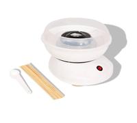 Mangloder Appareil à Barbe à Papa 480 W Blanc pour fêtes Anniversaire Kermesse Carnaval Cuisine Maison Dessert friandise Enfant événement Stand Chariot Bol cuve Rotation Chauffage électrique Familial