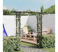 Mangloder Arche de Jardin en Fer 200x52x204 cm pour Support de Plantes grimpantes tonnelle pergola décorative pour terrasse Patio allée extérieur Structure Robuste
