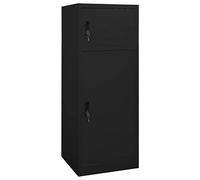 Mangloder Armoire de selle noire 53 x 53 x 140 cm en acier avec support de selle, crochet, support mural, portes verrouillables, pour selle d'équitation, bride, écurie, organiseur, montage, portable
