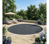 Mangloder Bâche solaire pour piscines extra lourdes Ø 455 cm 400 μm Ronde PE Bâche de protection de sol Bâche de protection d'hiver pour piscine de jardin, chauffage et stockage de la chaleur
