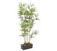 Mangloder Bambou Artificiel 552 Feuilles 120 cm Vert pour décoration intérieure et extérieure, Plante sans Entretien pour Maison, Jardin, Bureau ou terrasse