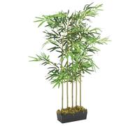 Mangloder Bambou Artificiel 730 Feuilles 120 cm Vert pour décoration intérieure et extérieure, Plante sans Entretien pour Maison, Bureau, Jardin ou terrasse