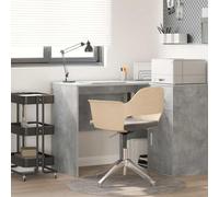 Mangloder Bureau Gris béton en Bois d'ingénierie 102 x 50 x 75 cm avec étagère pour Espace de Travail Moderne et Pratique pour télétravail, étude ou Gaming dans Maison ou Chambre