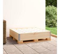 Mangloder Cadre de palette 100 x 100 cm en pin massif pour un rangement et un transport stables, empilable, pliable, adapté pour l'industrie, la logistique, l'expédition et les applications de jardin