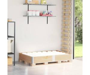 Mangloder Cadre de palette 150 x 100 cm en pin massif empilable, pliable, rangement stable, palette de transport pour logistique et expédition