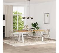 Mangloder Chaise Pliante Sable en Simili Cuir avec Dossier rembourré 48 x 43,5 x 81 cm Lot de 8 pièces pour Salle à Manger Bureau intérieur Moderne Stable et légère