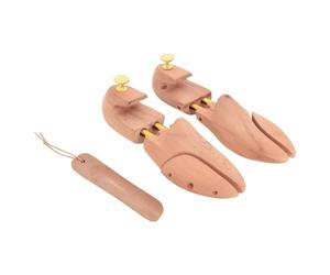 Mangloder Chausse-chaussures avec chausse-pied en bois de cèdre massif réglable pour homme et femme EU 40 41, large, façonner, soigner, sécher contre l'humidité et les odeurs