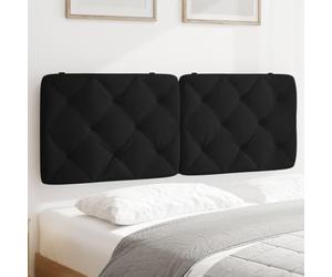 Mangloder Coussin de tête de lit Noir en Velours 120 cm pour sommier, Panneau capitonné avec Support Dossier, Protection Murale, Habillage Chambre Adulte et Enfant, Confort Lecture Repos
