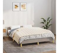 Mangloder Couverture lestée crème claire 120 x 180 cm 5 kg en microfibre brossée avec garnissage en perles de verre pour lit, canapé, chambre à coucher et salon
