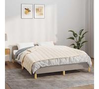 Mangloder Couverture lestée crème claire 120 x 180 cm, 9 kg Couverture en tissu avec perles de verre, respirante pour chambre à coucher, salon, literie, confort de sommeil