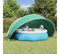 Mangloder Dôme de piscine 500 x 500 x 236 cm, polyester 185T avec revêtement PU, pliable, résistant aux intempéries, anti-feuilles, isolation, chauffage pour piscine de jardin, piscine hors-sol