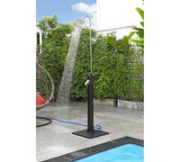 Mangloder Douche d'extérieur Solaire Bestway Noir 8 L avec connecteur Rapide, réglage température, Support Stable pour terrasse ou Jardin, idéale pour Spa, Piscine, Nettoyage, détente