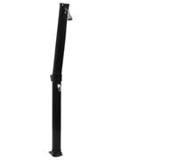 Mangloder Douche solaire pliable noire 214 cm 23 L en PVC résistant aux UV pour piscine, jardin et extérieur, connectable au tuyau d'arrosage, pliable pour les bains d'été