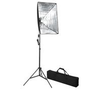 Mangloder Éclairage de studio professionnel 60 x 40 cm Boîte à lumière du jour 24 W Hauteur réglable jusqu'à 230 cm Avec trépied et sac de transport pour portrait et photographie de produits