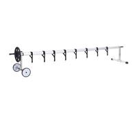 Mangloder Enrouleur de Couverture de Piscine en Acier Inoxydable et Aluminium Enrouleur Télescopique 1.5 à 6.3M 2 Rouleaux 8 Cordes pour Piscine Whirlpool Accessoires Piscine Jacuzzi Pataugeoire