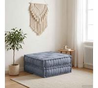 Mangloder Ensemble de canapé modulaire en tissu gris, 70 x 70 x 36 cm, respirant, flexible pour jardin, terrasse, balcon, utilisation intérieure et extérieure, avec rembourrage en mousse pour un