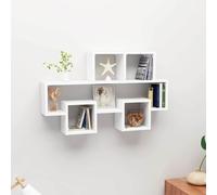 Mangloder Étagère murale flottante en forme de voiture en bois 82 x 15 x 51 cm, étagère suspendue avec étagère ouverte, peu encombrant, pour salon, chambre à coucher, bureau, décoration et ordre