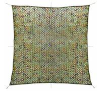 Mangloder Filet de camouflage avec sac de rangement 6 x 6 m en polyester imperméable pour chasse, observation des oiseaux et activités de plein air dans la forêt avec protection UV et design à séchage