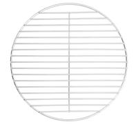 Mangloder Grille de barbecue ronde en acier inoxydable 304, Ø 37 cm, argent, accessoires de barbecue assortis pour barbecue au charbon de bois, barbecue sphérique, brasero, barbecue Weber, jardin