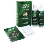 Mangloder Kit d'entretien Textile Care KIT 2x250 ML pour Nettoyage et Protection des Tissus d'ameublement, Tapis, Rideaux, Coussins, Voiture avec Accessoires et Instructions