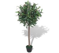 Mangloder Laurier Artificiel avec Pot 120 cm Vert, décoration intérieure et extérieure, Feuillage réaliste, Branche Durable, idéal pour Maison, Jardin, Bureau, Balcon ou terrasse
