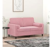 Mangloder Lot de 2 Coussins décoratifs Roses en Velours Ø15x50 cm pour Salon canapé Fauteuil lit Chambre Jardin terrasse Balcon décoration intérieure et extérieure