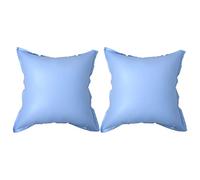 Mangloder Lot de 2 coussins gonflables pour piscine hors sol en PVC 110 x 110 x 60 cm Bleu pour couverture de piscine, film solaire, hivernage, protection tempête et piscine de jardin