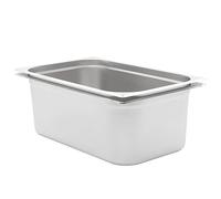 Mangloder Lot de 2 récipients gastronorm GN 1/1 200 mm en acier inoxydable 28 L empilables pour bain marie Chafing Dish chauffe-plats buffet restauration restaurant hôtel cuisine