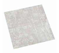 Mangloder Lot de 20 planches de sol autocollantes en PVC - Gris clair - 30,5 x 30,5 cm - Imperméables et antidérapantes - Pour revêtement de sol, stratifié, parquet, vinyle, carrelage, salon, chambre
