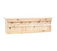 Mangloder Maison pour Moineau en Bois Massif avec 5 Chambres 68x15x21 cm, abri extérieur pour Nidification, Refuge pour Oiseaux Sauvages à Suspendre ou accrocher dans Votre Jardin ou Balcon