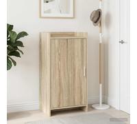 Mangloder Meuble à Chaussures en Bois d'ingénierie Chêne Sonoma 48x36x92 cm avec Rangement modulable pour entrée, Dressing ou Chambre, Support Pratique, capacité de Stockage optimisée