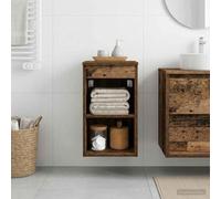 Mangloder Meuble de Salle de Bain in-Between en Bois Ancien avec Etagère et Rangements Muraux pour Organisation Intérieure Compacte et Style Moderne pour Espaces Modernes