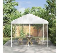 Mangloder Moustiquaire pour tonnelle 220 Mesh Blanc 3,6 x 3 x 2 m Respirante Protection contre les insectes Idéal pour balcon, terrasse, camping et activités de plein air