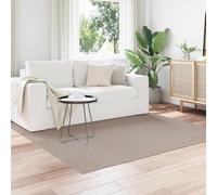 Mangloder Palmeras Tapis carré en polyester antidérapant lavable facile d'entretien pour salon, chambre à coucher, couloir, balcon et extérieur avec isolation phonique Beige 120 x 120 cm