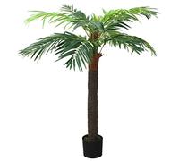Mangloder Palmier artificiel Phoenix avec pot de 190 cm, vert, plante artificielle réaliste en bois massif et plastique, 12 cônes pour salon, bureau, balcon et décoration moderne