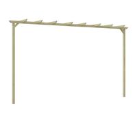 Mangloder Pergola de Jardin en pin Massif 360x200x60 cm avec Support pour Plantes grimpantes idéal pour terrasse Patio Espace extérieur décoration végétale