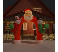 Mangloder Porte voûtée Gonflable de Noël LED 320 cm avec éclairage Lumineux pour Maison Jardin décoration Festive Saison Hiver