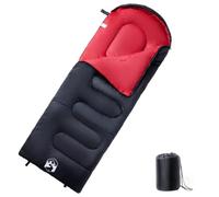 Mangloder Sac de couchage pour adulte 3-4 saisons avec capuche double fermeture éclair imperméable léger compact idéal pour la randonnée, le trekking, l'extérieur, la tente, le chalet, les voyages, la