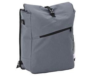 Mangloder Sacoche de vélo grise 33 x 16 x 60 cm polyester durable imperméable pour ville trekking VTT vélo électrique