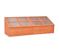 Mangloder Serre en bois - 180 x 57 x 62 cm - Pour l'extérieur - Avec panneaux en polycarbonate - Résistant aux intempéries - Résistant au gel - Pour jardin, balcon, terrasse
