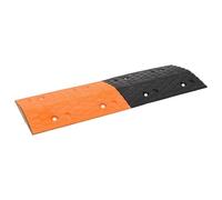 Mangloder Seuil de sol jaune noir 97 x 32,5 x 4 cm en caoutchouc antidérapant durable pour la sécurité dans les entrepôts, les parkings et les chemins privés, montage facile, visibilité accrue