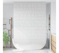 Mangloder Store de douche, 140 x 240 cm, motif étoile de mer, imperméable et opaque, en PEVA avec pièces en aluminium, pour douche et baignoire, facile à monter avec traction latérale gauche ou droite