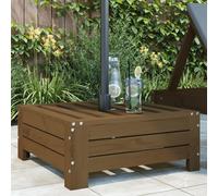 Mangloder Support de Parasol en Bois Massif Marron Miel pour terrasse Jardin Balcon, Base Robuste avec Trou de Fixation, stabilisateur extérieur pour Patio, Plage ou Espace de détente